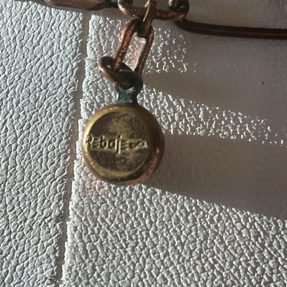 Rebajes Vintage Copper Necklace Modernist Sculptural Signed Book Piece) - Picture 9 of 13